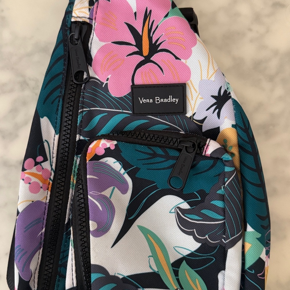Vera Bradley ReActive Lightened Up Sling Backpack - Picture 2 of 4